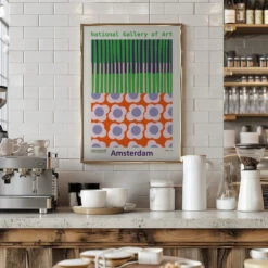 National Gallery Of Art Amsterdam - Stretched Canvas, Poster Or Fine Art Print(National Gallery Of Art Amsterdam Stretched Canvas Poster Or Fine Art Print) -Heart Wall Art Store pictufy interior barista white 2871705