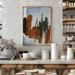 Paper Works 16 II - Stretched Canvas, Poster Or Fine Art Print(Paper Works 16 Ii Stretched Canvas Poster Or Fine Art Print) -Heart Wall Art Store pictufy interior barista white 2891401