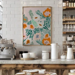 Botanical Dopamine Flowers - Stretched Canvas, Poster Or Fine Art Print(Botanical Dopamine Flowers Stretched Canvas Poster Or Fine Art Print) 18 Botanical Dopamine Flowers - Stretched Canvas, Poster Or Fine Art Print(Botanical Dopamine Flowers Stretched Canvas Poster Or Fine Art Print) -Heart Wall Art Store pictufy interior barista white 2922050