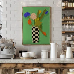 Timeless Pot - Stretched Canvas, Poster Or Fine Art Print(Timeless Pot Stretched Canvas Poster Or Fine Art Print) -Heart Wall Art Store pictufy interior barista white 2935240