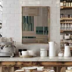 Modernist Paper Cut Collage - Stretched Canvas, Poster Or Fine Art Print(Modernist Paper Cut Collage Stretched Canvas Poster Or Fine Art Print) -Heart Wall Art Store pictufy interior barista white 2975090