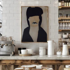 Me In A Past Life - Stretched Canvas, Poster Or Fine Art Print(Me In A Past Life Stretched Canvas Poster Or Fine Art Print) -Heart Wall Art Store pictufy interior barista white 2997379