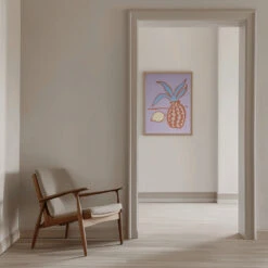 Lilac Lemon - Stretched Canvas, Poster Or Fine Art Print(Lilac Lemon Stretched Canvas Poster Or Fine Art Print) 23 Lilac Lemon - Stretched Canvas, Poster Or Fine Art Print(Lilac Lemon Stretched Canvas Poster Or Fine Art Print) -Heart Wall Art Store pictufy interior beige armchair ratio 5x7 2055898