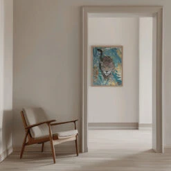 Jaguar Jungle 2 - Stretched Canvas, Poster Or Fine Art Print(Jaguar Jungle 2 Stretched Canvas Poster Or Fine Art Print) -Heart Wall Art Store pictufy interior beige armchair ratio 5x7 2506091