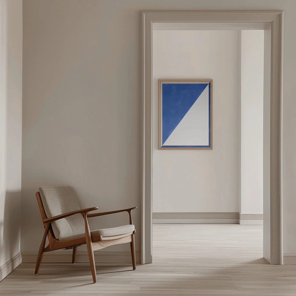 Blue Geometric Play - Stretched Canvas, Poster Or Fine Art Print(Blue Geometric Play Stretched Canvas Poster Or Fine Art Print) 12 Blue Geometric Play - Stretched Canvas, Poster Or Fine Art Print(Blue Geometric Play Stretched Canvas Poster Or Fine Art Print) - Image 12