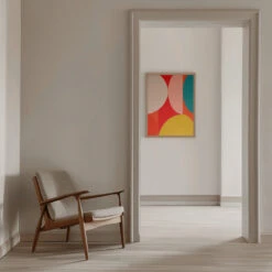 Mid Century Pastel 13 - Stretched Canvas, Poster Or Fine Art Print(Mid Century Pastel 13 Stretched Canvas Poster Or Fine Art Print) 23 Mid Century Pastel 13 - Stretched Canvas, Poster Or Fine Art Print(Mid Century Pastel 13 Stretched Canvas Poster Or Fine Art Print) -Heart Wall Art Store pictufy interior beige armchair ratio 5x7 2552878