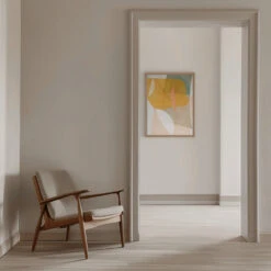 Nature Friendly Terracotta 5 Aquarell Kopie - Stretched Canvas, Poster Or Fine Art Print(Nature Friendly Terracotta 5 Aquarell Kopie Stretched Canvas Poster Or Fine Art Print) -Heart Wall Art Store pictufy interior beige armchair ratio 5x7 2553042