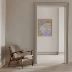 Garden By Sea -Stretched Canvas, Poster Or Fine Art Print(Df1418gardenbyseai Stretched Canvas Poster Or Fine Art Print) -Heart Wall Art Store pictufy interior beige armchair ratio 5x7 2570599