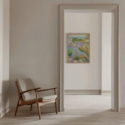 Murmur Of Sea And Birds - Stretched Canvas, Poster Or Fine Art Print(Murmur Of Sea And Birds Stretched Canvas Poster Or Fine Art Print) -Heart Wall Art Store pictufy interior beige armchair ratio 5x7 2571612