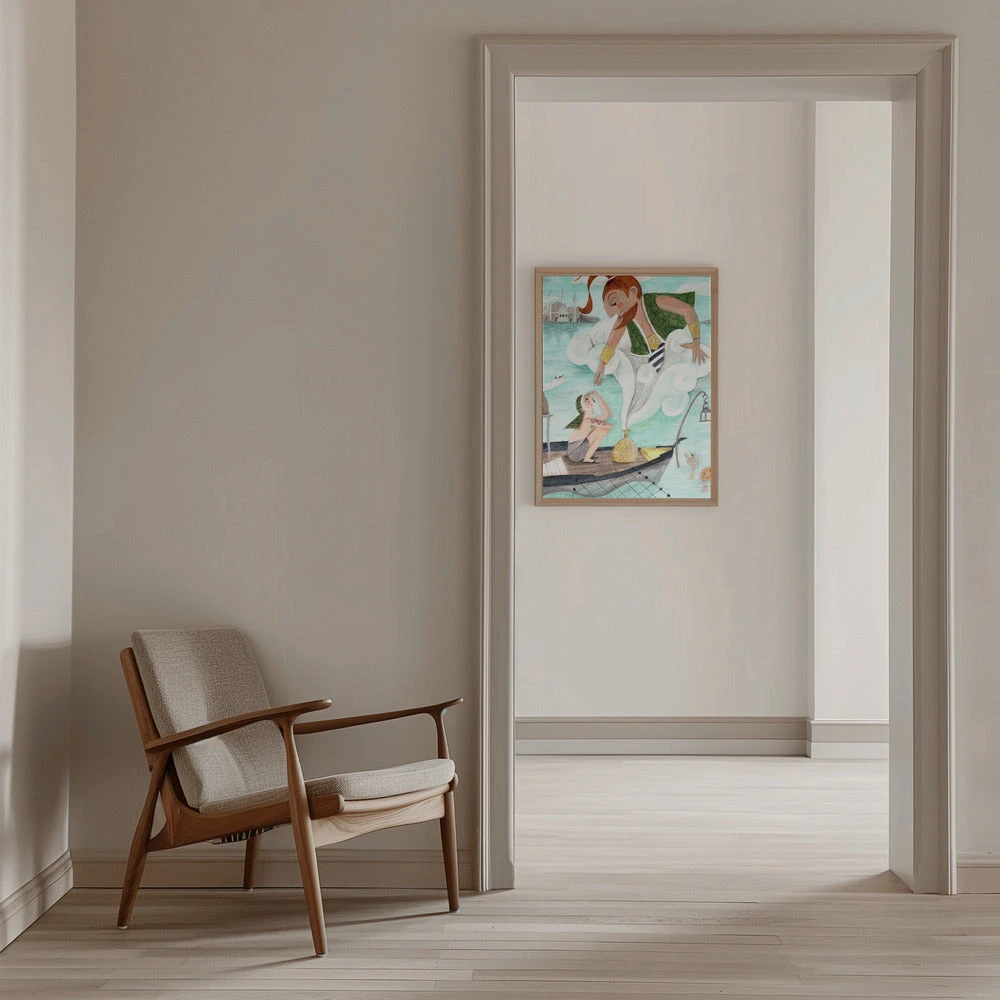 The Fisherman And The Jinni - Stretched Canvas, Poster Or Fine Art Print(The Fisherman And The Jinni Stretched Canvas Poster Or Fine Art Print) 12 The Fisherman And The Jinni - Stretched Canvas, Poster Or Fine Art Print(The Fisherman And The Jinni Stretched Canvas Poster Or Fine Art Print) - Image 12