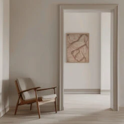 Nature Line I - Stretched Canvas, Poster Or Fine Art Print(Nature Line I Stretched Canvas Poster Or Fine Art Print) -Heart Wall Art Store pictufy interior beige armchair ratio 5x7 2697442