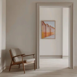 Sorrento - Stretched Canvas, Poster Or Fine Art Print(Sorrento Stretched Canvas Poster Or Fine Art Print) -Heart Wall Art Store pictufy interior beige armchair ratio 5x7 2710917