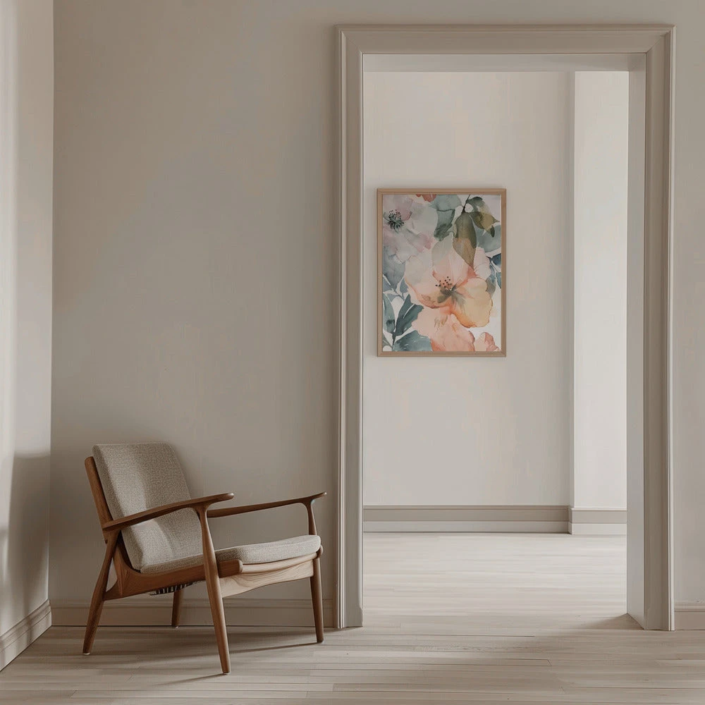 Watercolor Floral No. 3 - Stretched Canvas, Poster Or Fine Art Print(Watercolor Floral No 3 Stretched Canvas Poster Or Fine Art Print) 12 Watercolor Floral No. 3 - Stretched Canvas, Poster Or Fine Art Print(Watercolor Floral No 3 Stretched Canvas Poster Or Fine Art Print) - Image 12