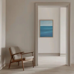 Coastal Calm - Stretched Canvas, Poster Or Fine Art Print(Coastal Calm Stretched Canvas Poster Or Fine Art Print) -Heart Wall Art Store pictufy interior beige armchair ratio 5x7 2781767