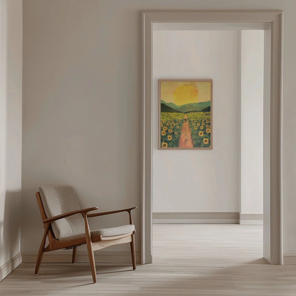 Sunflower Plantation - Stretched Canvas, Poster Or Fine Art Print(Sunflower Plantation Stretched Canvas Poster Or Fine Art Print) 12 Sunflower Plantation - Stretched Canvas, Poster Or Fine Art Print(Sunflower Plantation Stretched Canvas Poster Or Fine Art Print) - Image 12