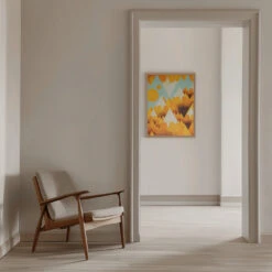 Yellow Sand Peak - Stretched Canvas, Poster Or Fine Art Print(Yellow Sand Peak Stretched Canvas Poster Or Fine Art Print) 23 Yellow Sand Peak - Stretched Canvas, Poster Or Fine Art Print(Yellow Sand Peak Stretched Canvas Poster Or Fine Art Print) -Heart Wall Art Store pictufy interior beige armchair ratio 5x7 2790438