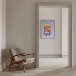 One More Bloody Mary Please - Stretched Canvas, Poster Or Fine Art Print(One More Bloody Mary Please Stretched Canvas Poster Or Fine Art Print) -Heart Wall Art Store pictufy interior beige armchair ratio 5x7 2843029