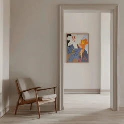 Abstract Lilies Close Up - Stretched Canvas, Poster Or Fine Art Print(Abstract Lilies Close Up Stretched Canvas Poster Or Fine Art Print) -Heart Wall Art Store pictufy interior beige armchair ratio 5x7 2859540