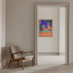 Sands And Waves - Stretched Canvas, Poster Or Fine Art Print(Sands And Waves Stretched Canvas Poster Or Fine Art Print) -Heart Wall Art Store pictufy interior beige armchair ratio 5x7 2860285