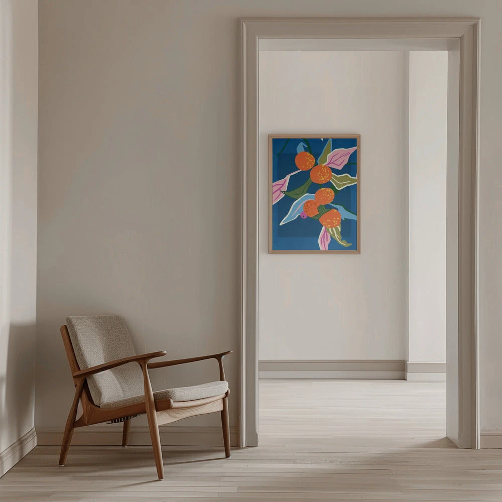 Lush Orange Botanicals - Stretched Canvas, Poster Or Fine Art Print(Lush Orange Botanicals Stretched Canvas Poster Or Fine Art Print) 12 Lush Orange Botanicals - Stretched Canvas, Poster Or Fine Art Print(Lush Orange Botanicals Stretched Canvas Poster Or Fine Art Print) - Image 12