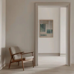 Modernist Paper Cut Collage - Stretched Canvas, Poster Or Fine Art Print(Modernist Paper Cut Collage Stretched Canvas Poster Or Fine Art Print) -Heart Wall Art Store pictufy interior beige armchair ratio 5x7 2975090