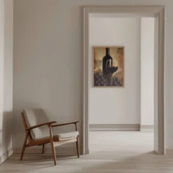 Red Red Wine No 2 - Stretched Canvas, Poster Or Fine Art Print(Red Red Wine No 2 Stretched Canvas Poster Or Fine Art Print) -Heart Wall Art Store pictufy interior beige armchair ratio 5x7 3007982