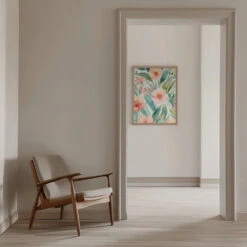 Fresh Spring Botanicals - Stretched Canvas, Poster Or Fine Art Print(Fresh Spring Botanicals Stretched Canvas Poster Or Fine Art Print) 23 Fresh Spring Botanicals - Stretched Canvas, Poster Or Fine Art Print(Fresh Spring Botanicals Stretched Canvas Poster Or Fine Art Print) -Heart Wall Art Store pictufy interior beige armchair ratio 5x7 3023021