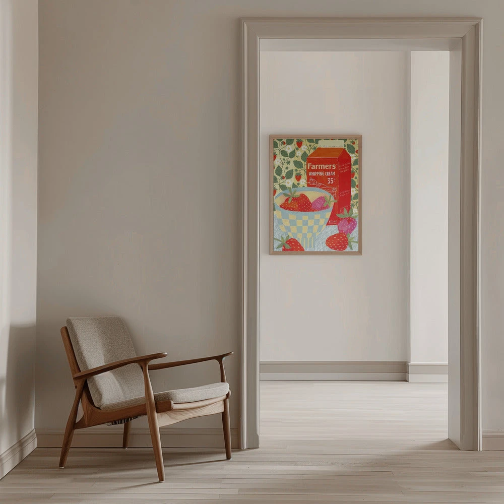 Strawberries In A Checkered Bowl - Stretched Canvas, Poster Or Fine Art Print(Strawberries In A Checkered Bowl Stretched Canvas Poster Or Fine Art Print) 12 Strawberries In A Checkered Bowl - Stretched Canvas, Poster Or Fine Art Print(Strawberries In A Checkered Bowl Stretched Canvas Poster Or Fine Art Print) - Image 12