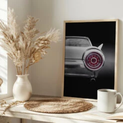 US Classic Car 1963 Thunderbird Coupe - Stretched Canvas, Poster Or Fine Art Print(Us Classic Car 1963 Thunderbird Coupe Stretched Canvas Poster Or Fine Art Print) -Heart Wall Art Store pictufy interior bright scandi tea cup ratio 2x3 2101110