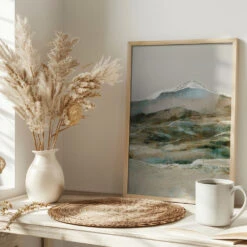 Cordillera - Stretched Canvas, Poster Or Fine Art Print(Cordillera Stretched Canvas Poster Or Fine Art Print) -Heart Wall Art Store pictufy interior bright scandi tea cup ratio 2x3 2470488