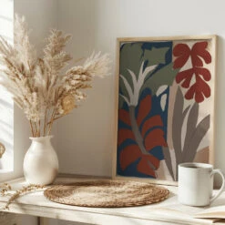 Botanical Impression No 1 - Stretched Canvas, Poster Or Fine Art Print(Botanical Impression No 1 Stretched Canvas Poster Or Fine Art Print) -Heart Wall Art Store pictufy interior bright scandi tea cup ratio 2x3 2506402