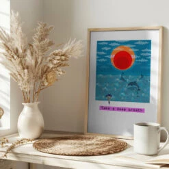 Take A Deep Breath - Stretched Canvas, Poster Or Fine Art Print(Take A Deep Breath Stretched Canvas Poster Or Fine Art Print 1) 16 Take A Deep Breath - Stretched Canvas, Poster Or Fine Art Print(Take A Deep Breath Stretched Canvas Poster Or Fine Art Print 1) -Heart Wall Art Store pictufy interior bright scandi tea cup ratio 2x3 2513439