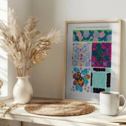 Pattern 20 - Stretched Canvas, Poster Or Fine Art Print(Pattern 20 Stretched Canvas Poster Or Fine Art Print) -Heart Wall Art Store pictufy interior bright scandi tea cup ratio 2x3 2516486