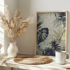 I Jungle01x A 50x70xc - Stretched Canvas, Poster Or Fine Art Print(I Jungle01x A 50x70xc Stretched Canvas Poster Or Fine Art Print) -Heart Wall Art Store pictufy interior bright scandi tea cup ratio 2x3 2530847