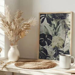I Jungle01x A 50x70xd - Stretched Canvas, Poster Or Fine Art Print(I Jungle01x A 50x70xd Stretched Canvas Poster Or Fine Art Print) -Heart Wall Art Store pictufy interior bright scandi tea cup ratio 2x3 2530848