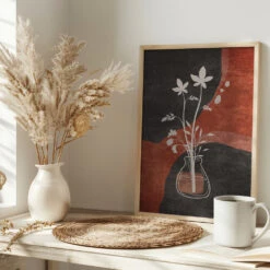 Ratio 4x5 Print By Bohonewart Copy 17 - Stretched Canvas, Poster Or Fine Art Print(Ratio 4x5 Print By Bohonewart Copy 17 Stretched Canvas Poster Or Fine Art Print) -Heart Wall Art Store pictufy interior bright scandi tea cup ratio 2x3 2548835