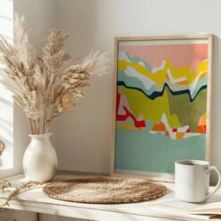 Spaces Landscape - Stretched Canvas, Poster Or Fine Art Print(Spaces Landscape Stretched Canvas Poster Or Fine Art Print) -Heart Wall Art Store pictufy interior bright scandi tea cup ratio 2x3 2552854