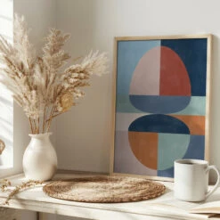 Overlapping Semi-Circles In Earthy Tones - Stretched Canvas, Poster Or Fine Art Print(Overlapping Semi Circles In Earthy Tones Stretched Canvas Poster Or Fine Art Print) 16 Overlapping Semi-Circles In Earthy Tones - Stretched Canvas, Poster Or Fine Art Print(Overlapping Semi Circles In Earthy Tones Stretched Canvas Poster Or Fine Art Print) -Heart Wall Art Store pictufy interior bright scandi tea cup ratio 2x3 2553255