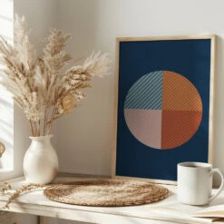 Color Harmony Wheel - Stretched Canvas, Poster Or Fine Art Print(Color Harmony Wheel Stretched Canvas Poster Or Fine Art Print) -Heart Wall Art Store pictufy interior bright scandi tea cup ratio 2x3 2553260