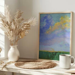 Touching The Sky By Dorothy Fagan - Stretched Canvas, Poster Or Fine Art Print(Df1902touchingthesky Stretched Canvas Poster Or Fine Art Print) -Heart Wall Art Store pictufy interior bright scandi tea cup ratio 2x3 2570673