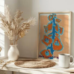 Foxgloves - Stretched Canvas, Poster Or Fine Art Print(Foxgloves Stretched Canvas Poster Or Fine Art Print) -Heart Wall Art Store pictufy interior bright scandi tea cup ratio 2x3 2619024