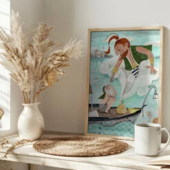 The Fisherman And The Jinni - Stretched Canvas, Poster Or Fine Art Print(The Fisherman And The Jinni Stretched Canvas Poster Or Fine Art Print) 16 The Fisherman And The Jinni - Stretched Canvas, Poster Or Fine Art Print(The Fisherman And The Jinni Stretched Canvas Poster Or Fine Art Print) -Heart Wall Art Store pictufy interior bright scandi tea cup ratio 2x3 2663579