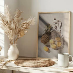 Summer Fruits - Stretched Canvas, Poster Or Fine Art Print(Summer Fruits Stretched Canvas Poster Or Fine Art Print) -Heart Wall Art Store pictufy interior bright scandi tea cup ratio 2x3 2710876