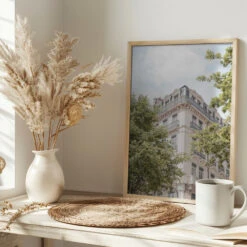 Paris - Stretched Canvas, Poster Or Fine Art Print(Paris Stretched Canvas Poster Or Fine Art Print) -Heart Wall Art Store pictufy interior bright scandi tea cup ratio 2x3 2711077