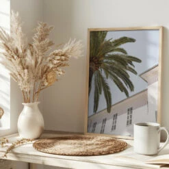 Tropical Menton - Stretched Canvas, Poster Or Fine Art Print(Tropical Menton Stretched Canvas Poster Or Fine Art Print) -Heart Wall Art Store pictufy interior bright scandi tea cup ratio 2x3 2711085