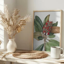 Southern Magnolia (1923) - Stretched Canvas, Poster Or Fine Art Print(Southern Magnolia 1923 Stretched Canvas Poster Or Fine Art Print) -Heart Wall Art Store pictufy interior bright scandi tea cup ratio 2x3 2732423