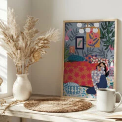 Rafaela Mascaro's Print Number 29 - Stretched Canvas, Poster Or Fine Art Print(9933x14043 Din 29 Stretched Canvas Poster Or Fine Art Print) -Heart Wall Art Store pictufy interior bright scandi tea cup ratio 2x3 2771854