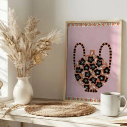 Floral Patterned Jug - Stretched Canvas, Poster Or Fine Art Print(Floral Patterned Jug Stretched Canvas Poster Or Fine Art Print) 16 Floral Patterned Jug - Stretched Canvas, Poster Or Fine Art Print(Floral Patterned Jug Stretched Canvas Poster Or Fine Art Print) -Heart Wall Art Store pictufy interior bright scandi tea cup ratio 2x3 2787949