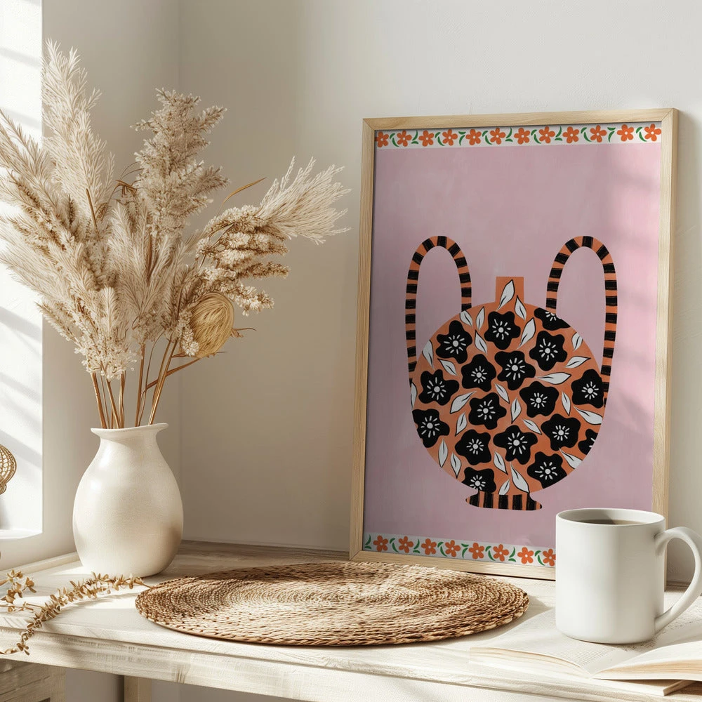 Floral Patterned Jug - Stretched Canvas, Poster Or Fine Art Print(Floral Patterned Jug Stretched Canvas Poster Or Fine Art Print) 5 Floral Patterned Jug - Stretched Canvas, Poster Or Fine Art Print(Floral Patterned Jug Stretched Canvas Poster Or Fine Art Print) - Image 5