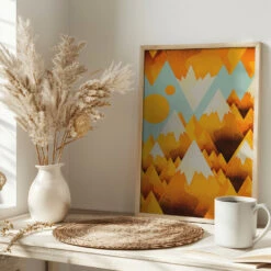 Yellow Sand Peak - Stretched Canvas, Poster Or Fine Art Print(Yellow Sand Peak Stretched Canvas Poster Or Fine Art Print) 16 Yellow Sand Peak - Stretched Canvas, Poster Or Fine Art Print(Yellow Sand Peak Stretched Canvas Poster Or Fine Art Print) -Heart Wall Art Store pictufy interior bright scandi tea cup ratio 2x3 2790438